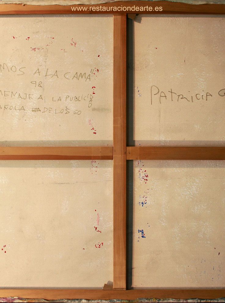 después del proceso de restauración con la colocación del nuevo bastior